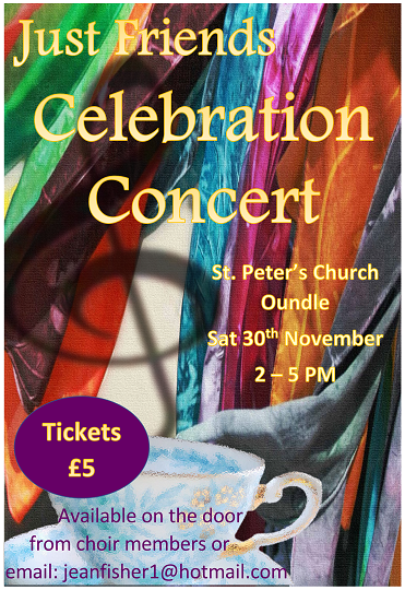 Just friends concert poster 30 Nov