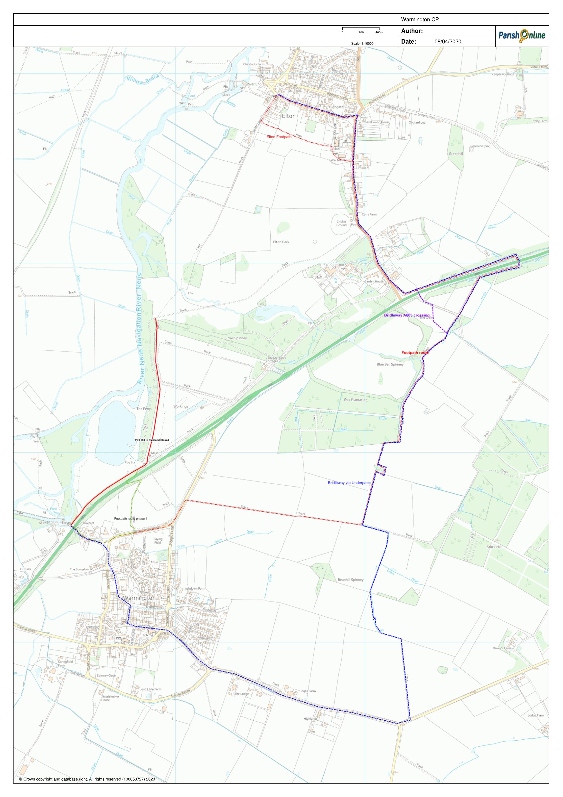Greenway alternate routes