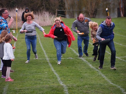 Pancke race photoe